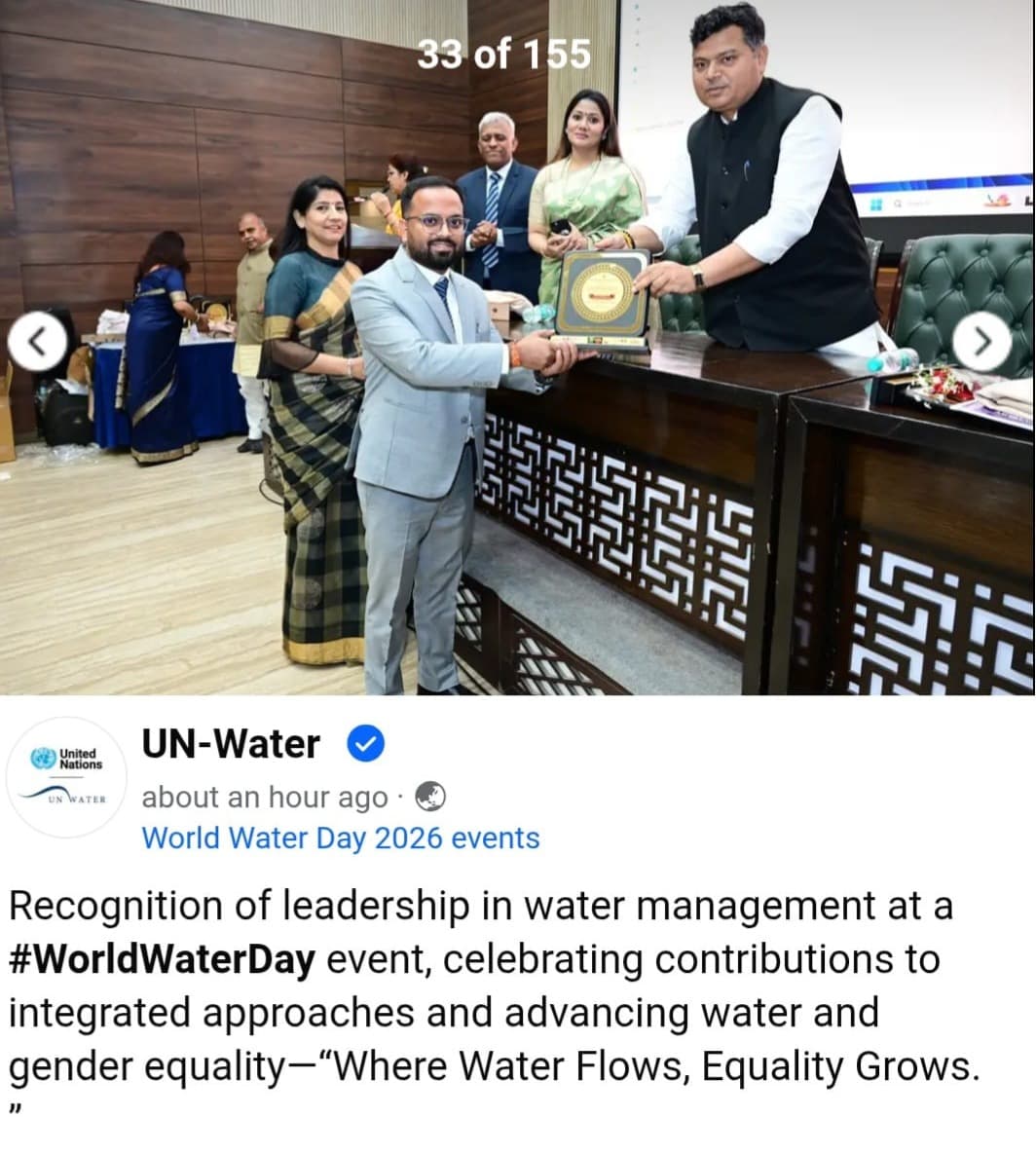 United Nations Water shares Tech Inde's efforts on World Water Day 2026